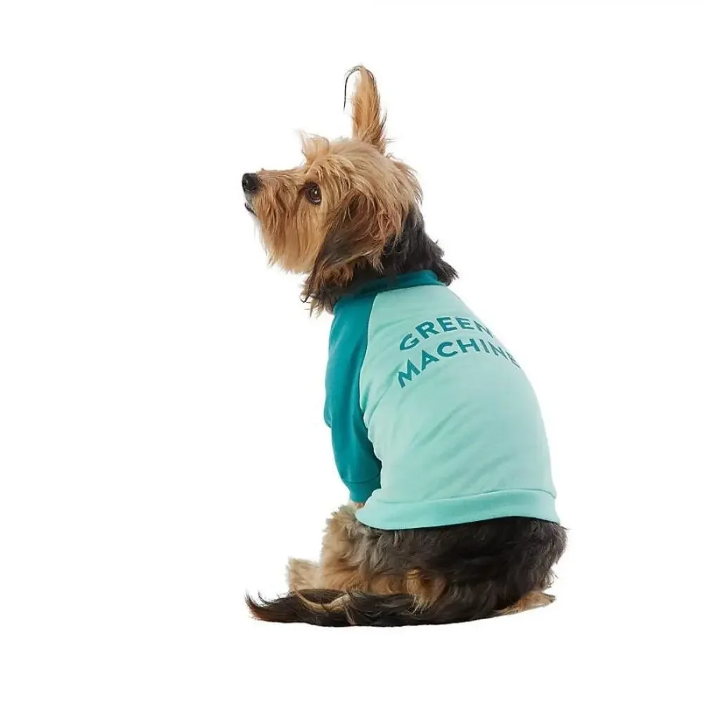NWT Top Paw Green Machine Raglan Dog Shirt Small